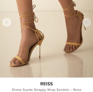 Reiss scrappy sandals, sz 39/8